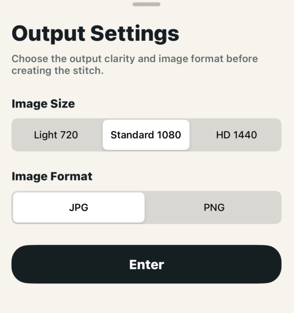 Your Tools - Configure stitched subtitle image output settings