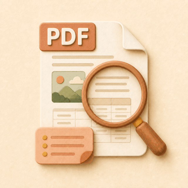 PDF 스마트 분석 데모 이미지